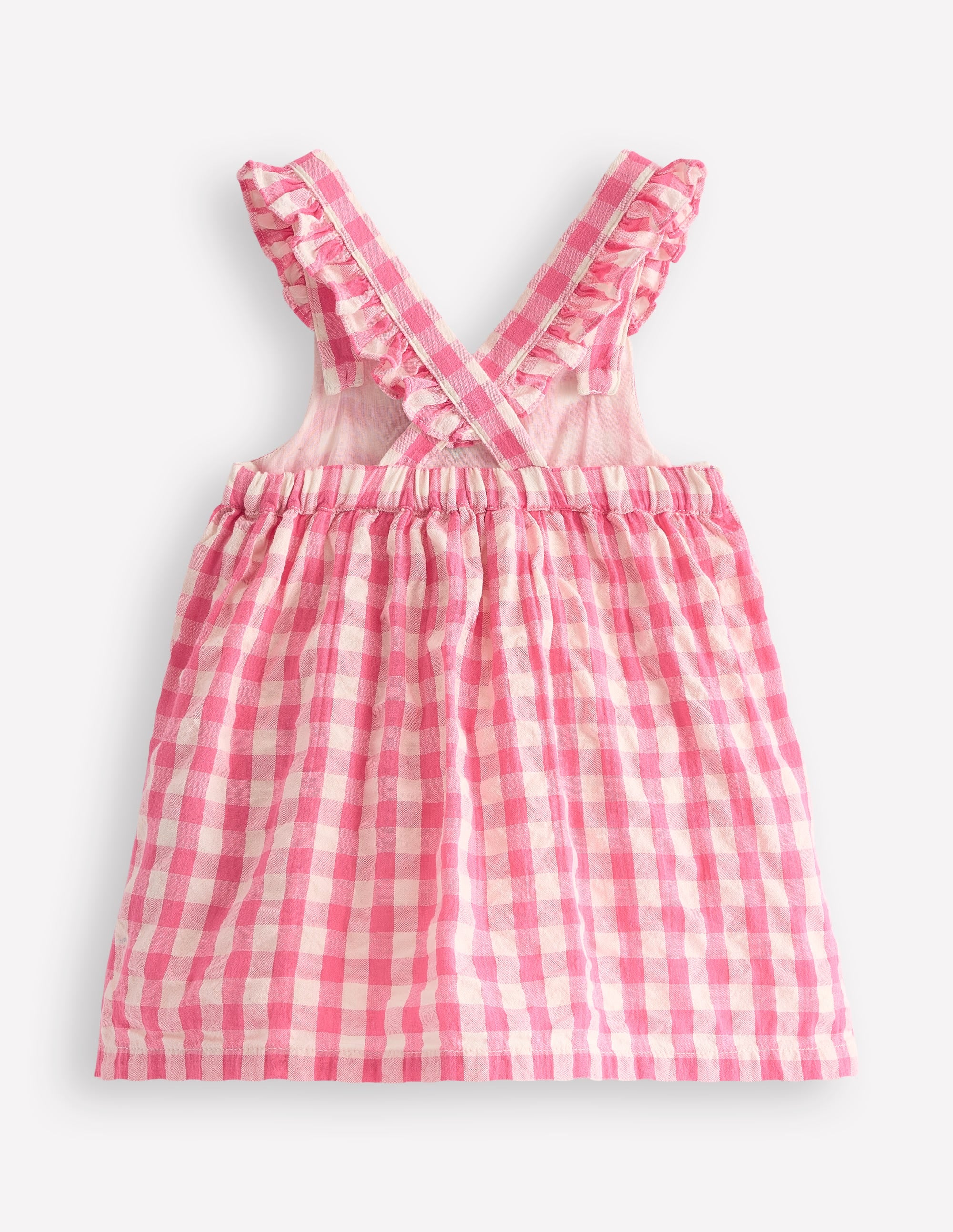 Nostalgic Pinny Dress-Pink Gingham - Image 2
