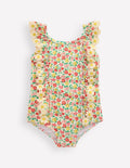 Frilly Swimsuit-Multi Summer Flower Bed