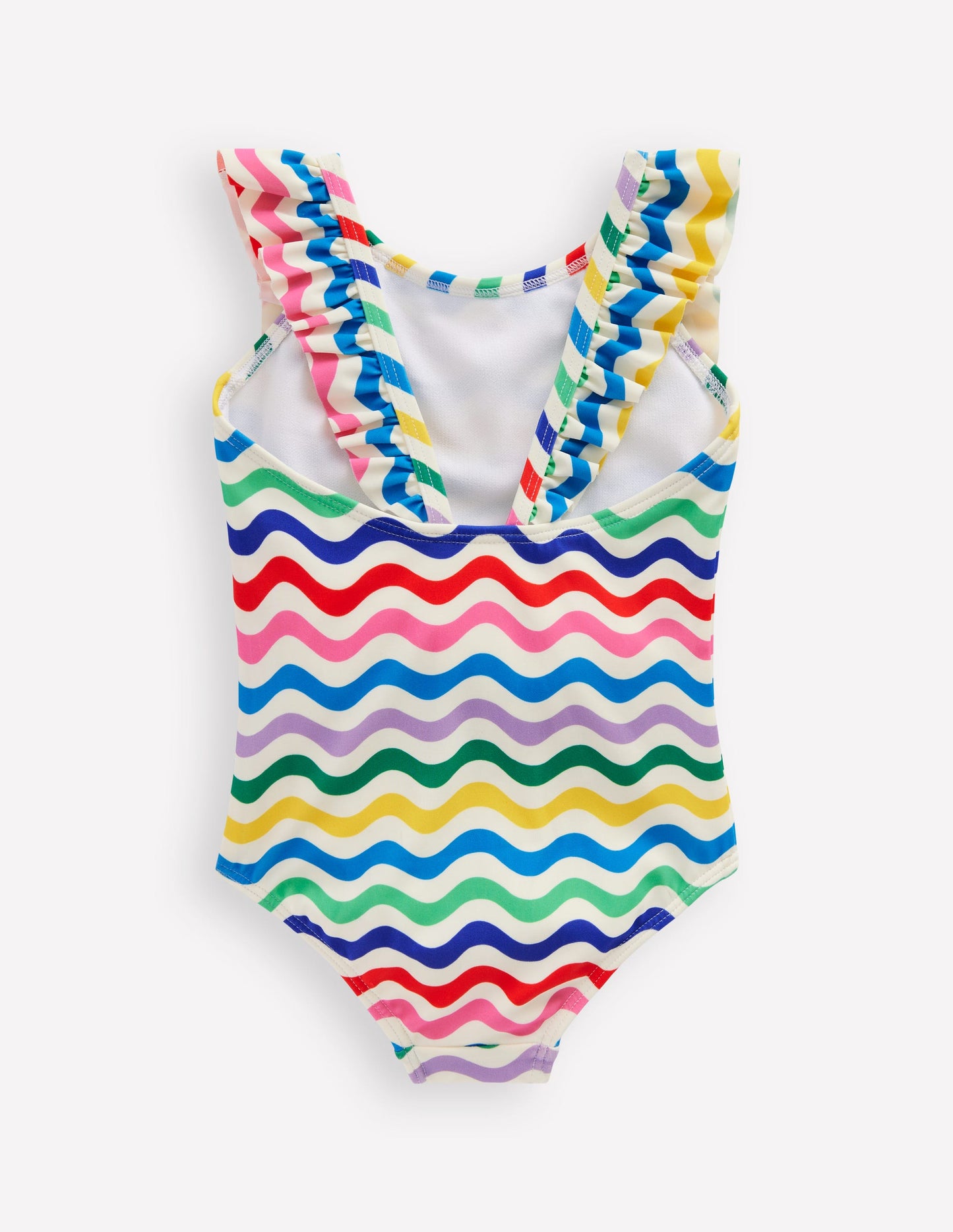 Frilly Swimsuit-Multi Small Wave