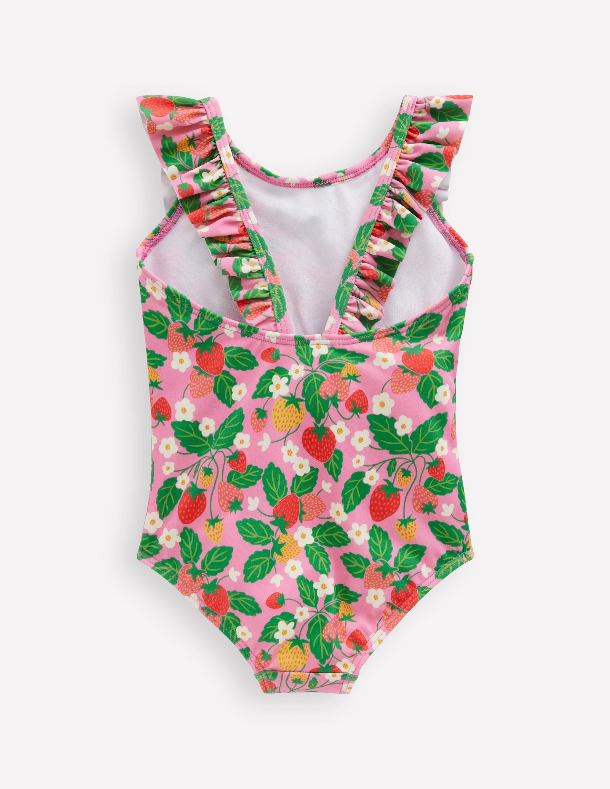 Frilly Swimsuit-Pink Strawberry Patch - Image 2