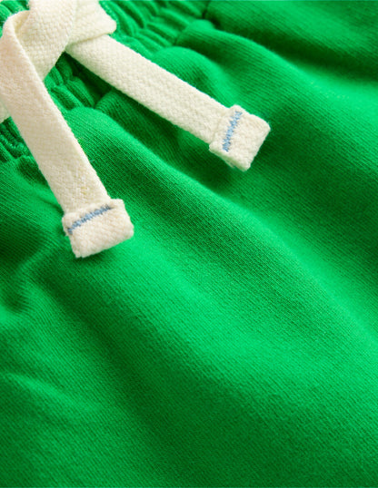 Boys Jersey Shorts-Sapling Green