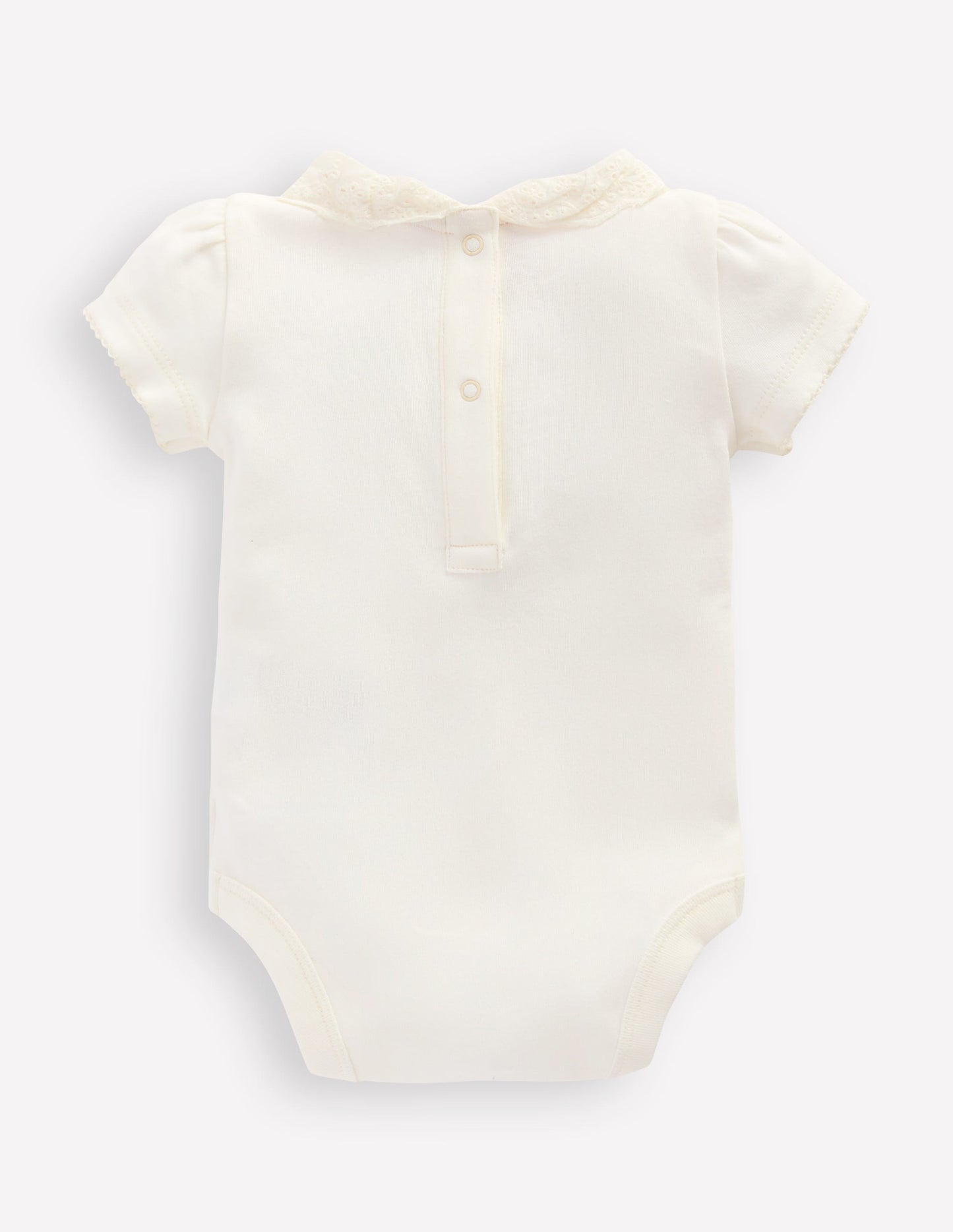 Detailed Collared Bodysuit-Soft Ivory