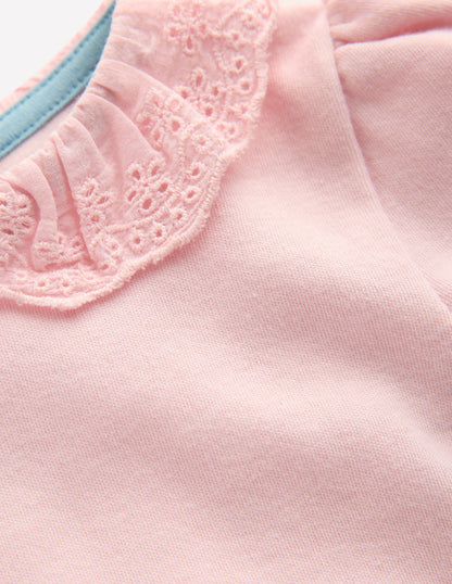 Detailed Collared Bodysuit-French Pink-3