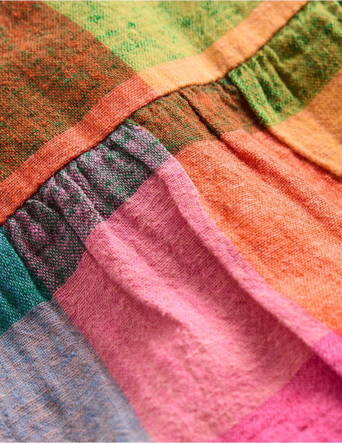 Woven Play Set-Multi Check - Image 3