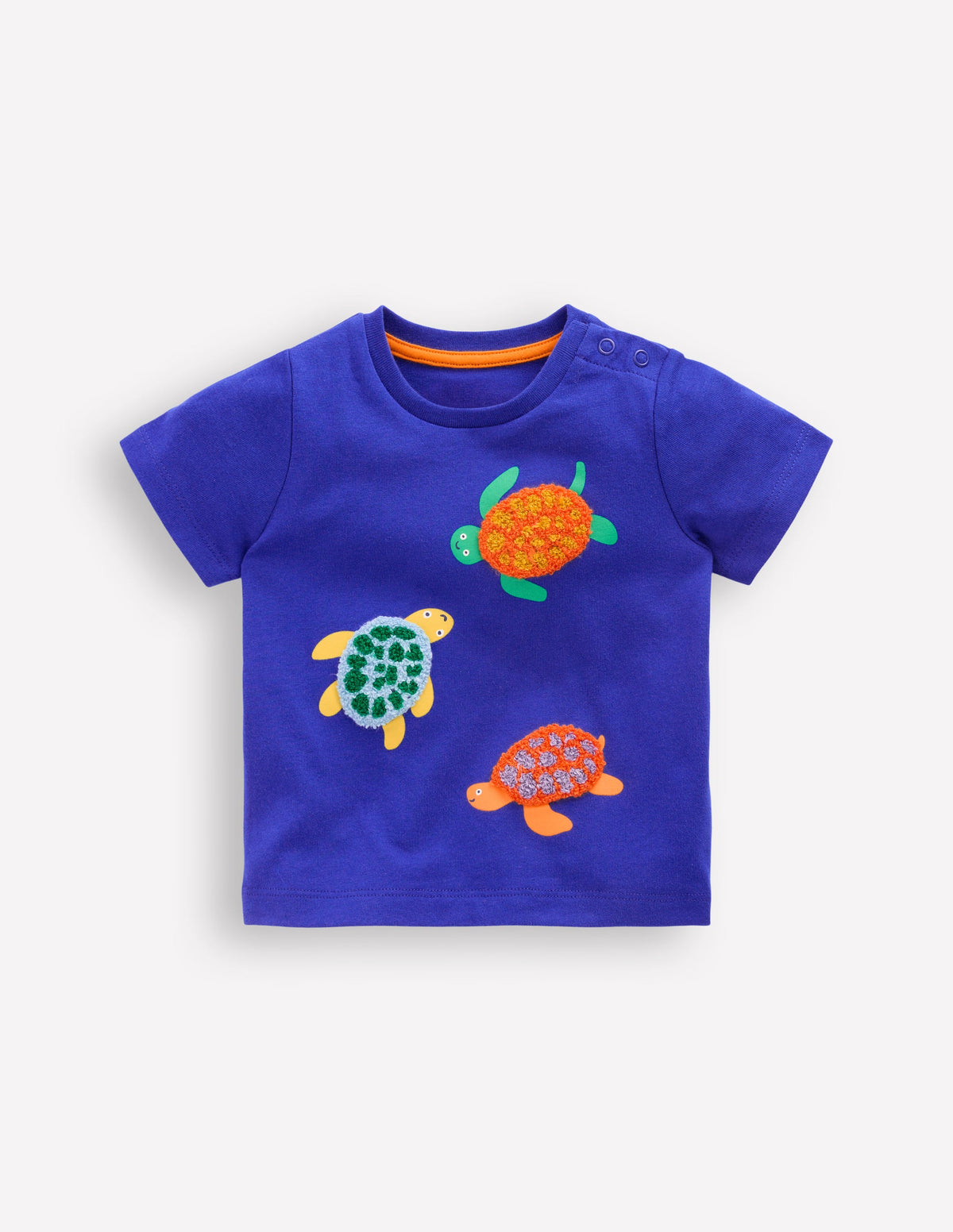 Logo Interest T-Shirt-Bright Blue Turtles - Image 1