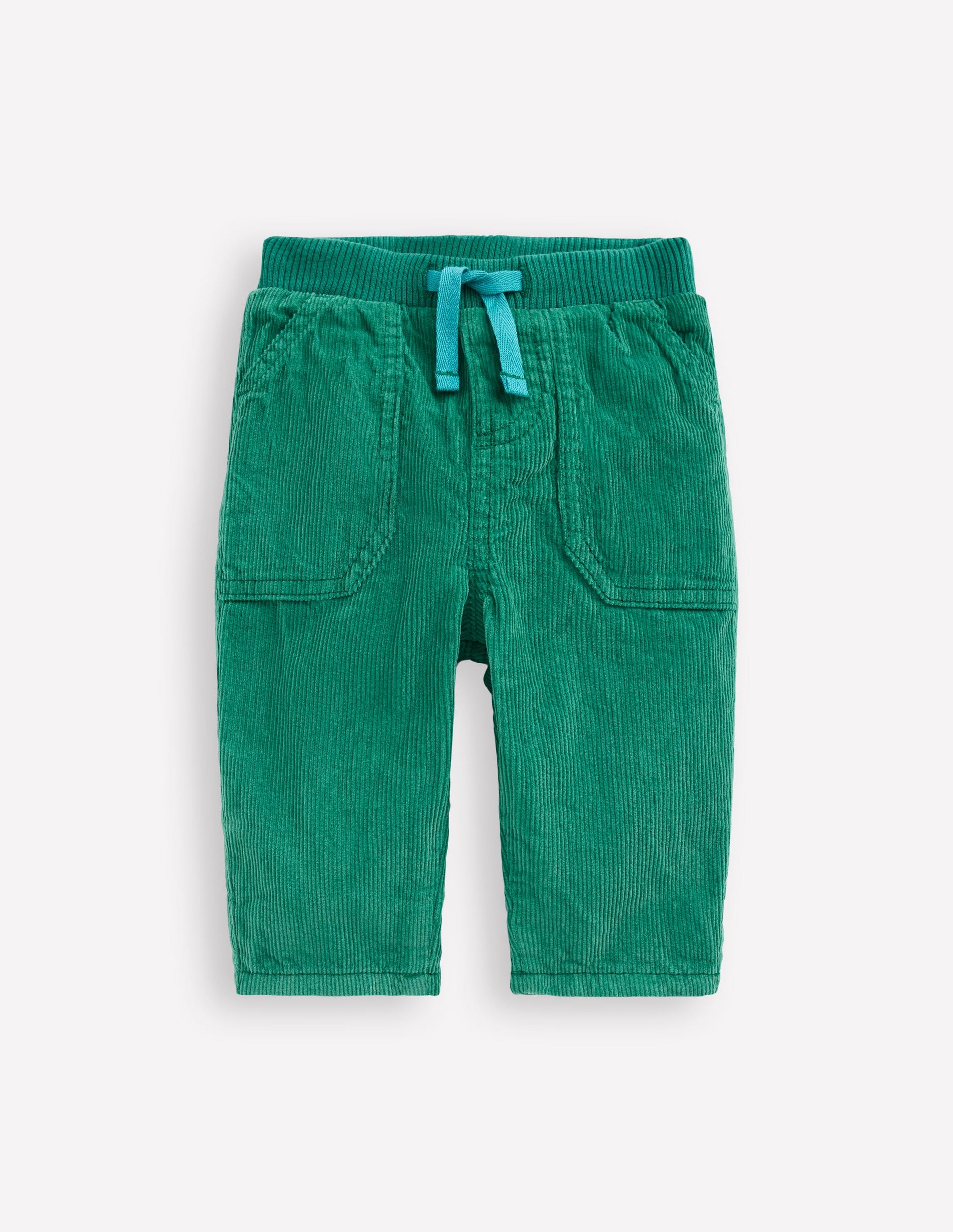 Cosy Lined Pants-Jewel Green-1
