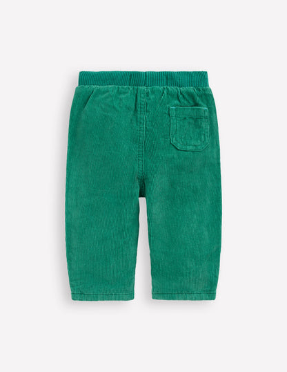 Cosy Lined Pants-Jewel Green-2