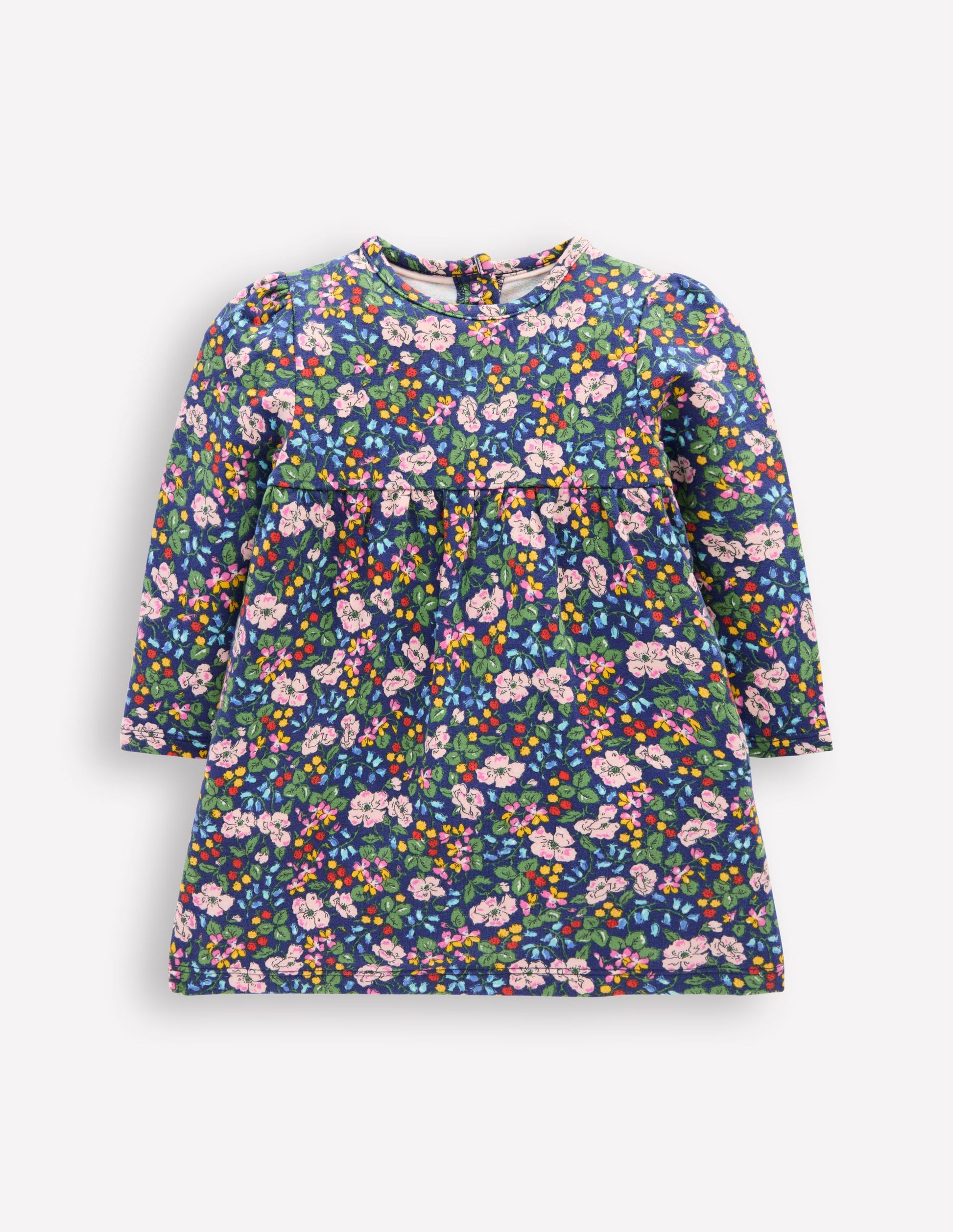 Sweatshirt Dress-Twilight Berry Floral-1