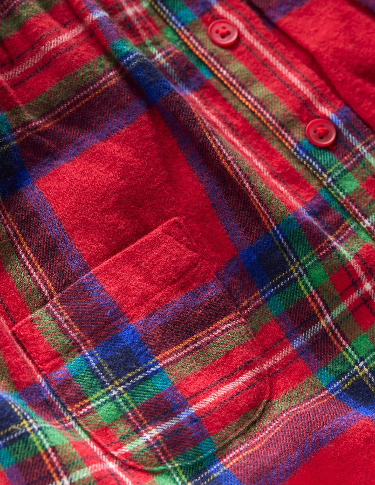 Woven Pinny Dress Set-Red Check