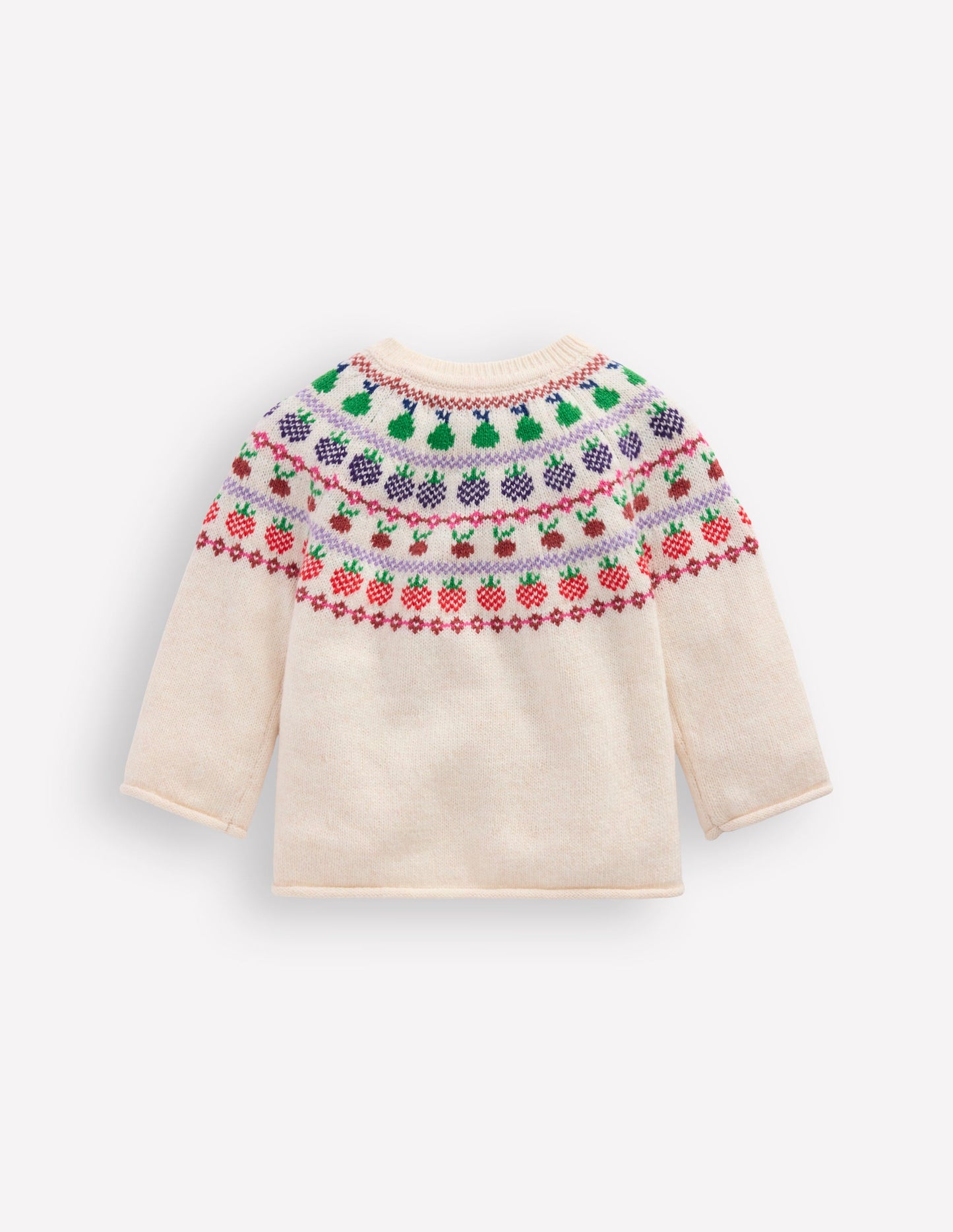 Fair Isle Cardigan-Multi Fruit