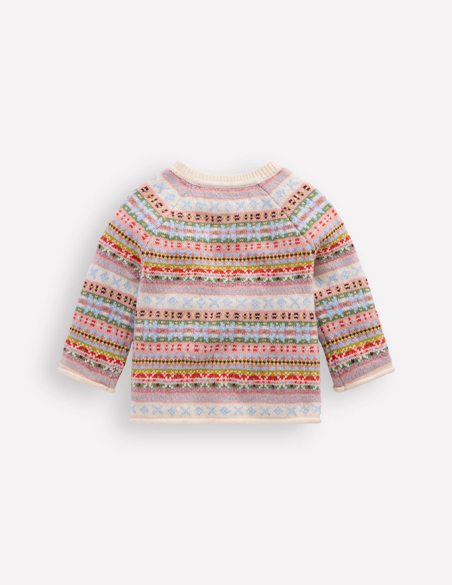 Fair Isle Cardigan-Soft Multi