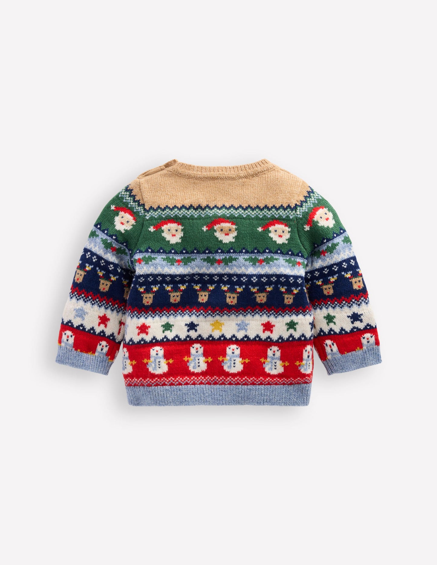 Fair isle Sweater-Multi Festive Fair Isle