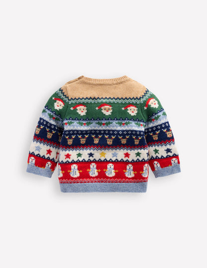 Fair isle Sweater-Multi Festive Fair Isle-2