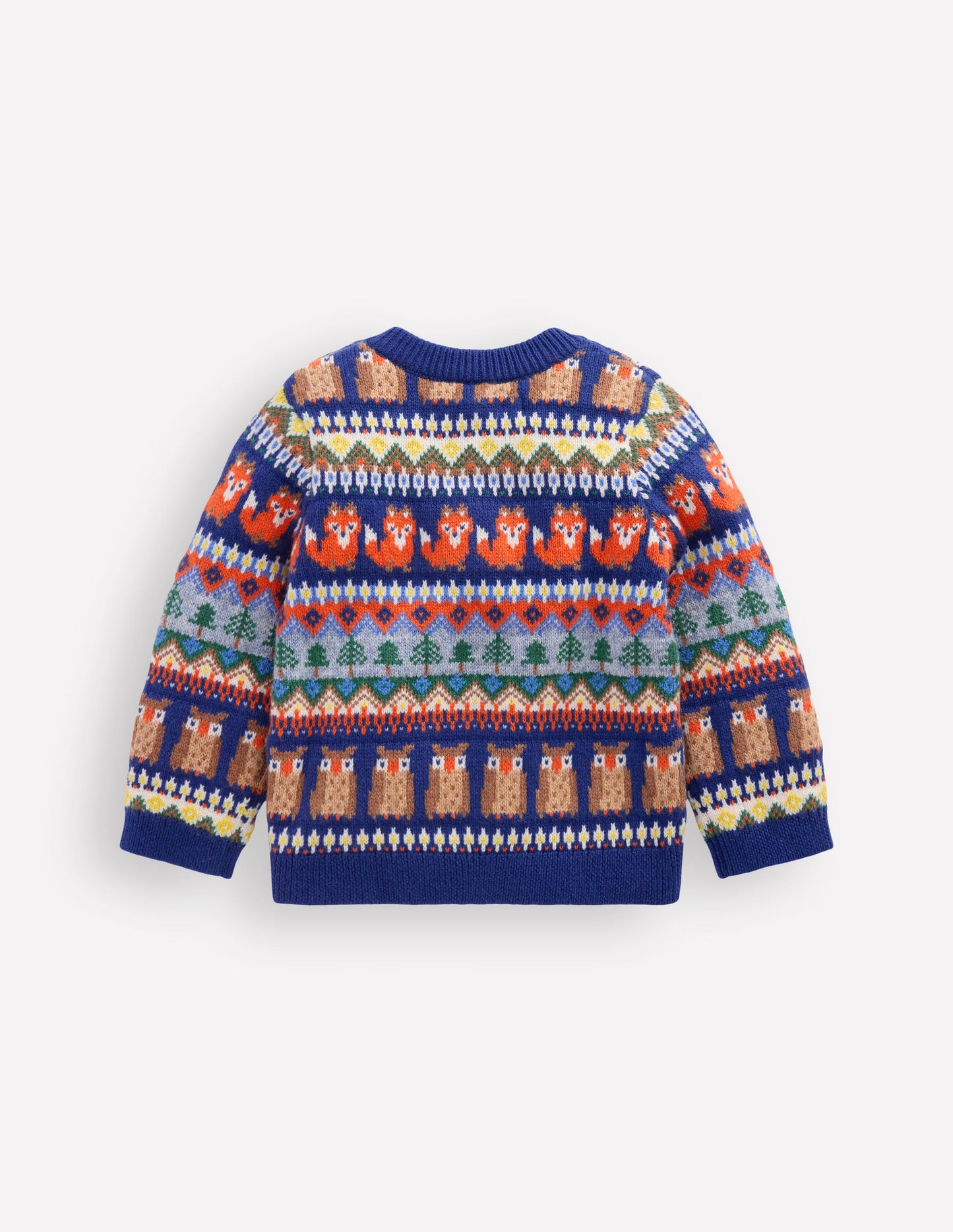 Fair isle Sweater-Multi Woodland Fair Isle
