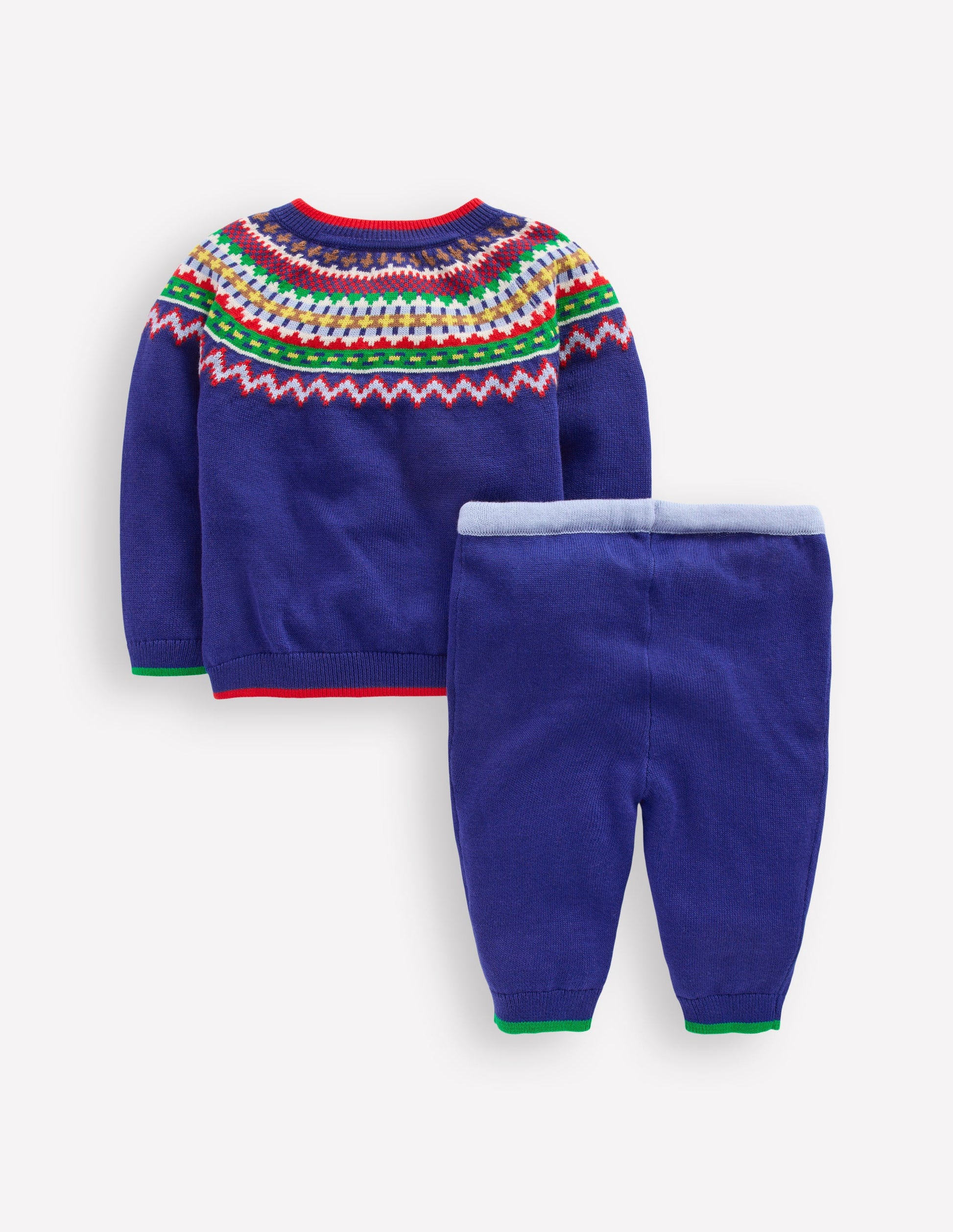 Knitted Play Set-Sapphire Blue Fair Isle-2