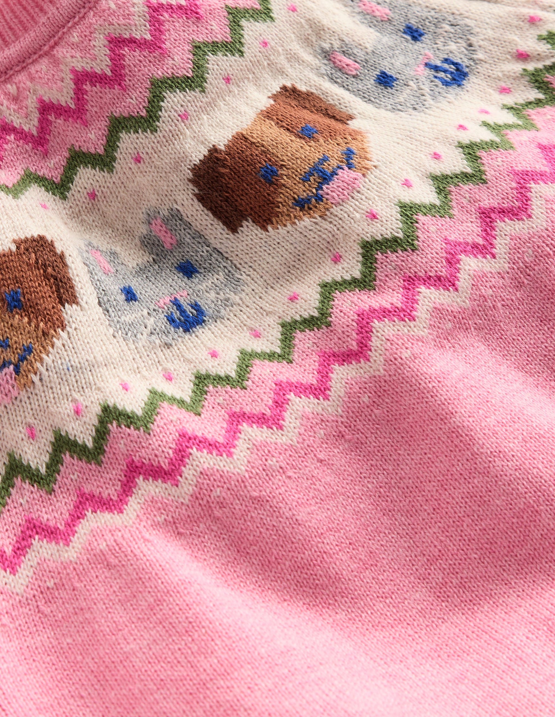 Fun Knitted Play Set-Vintage Pink Pets-3