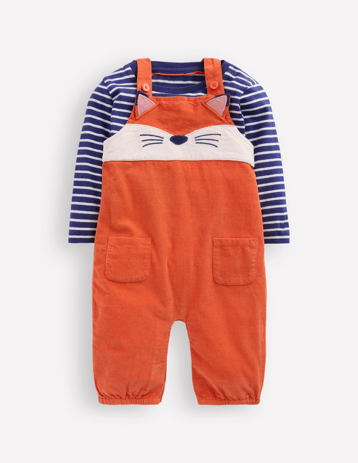 Novelty Dungaree Play Set-Koi Fox