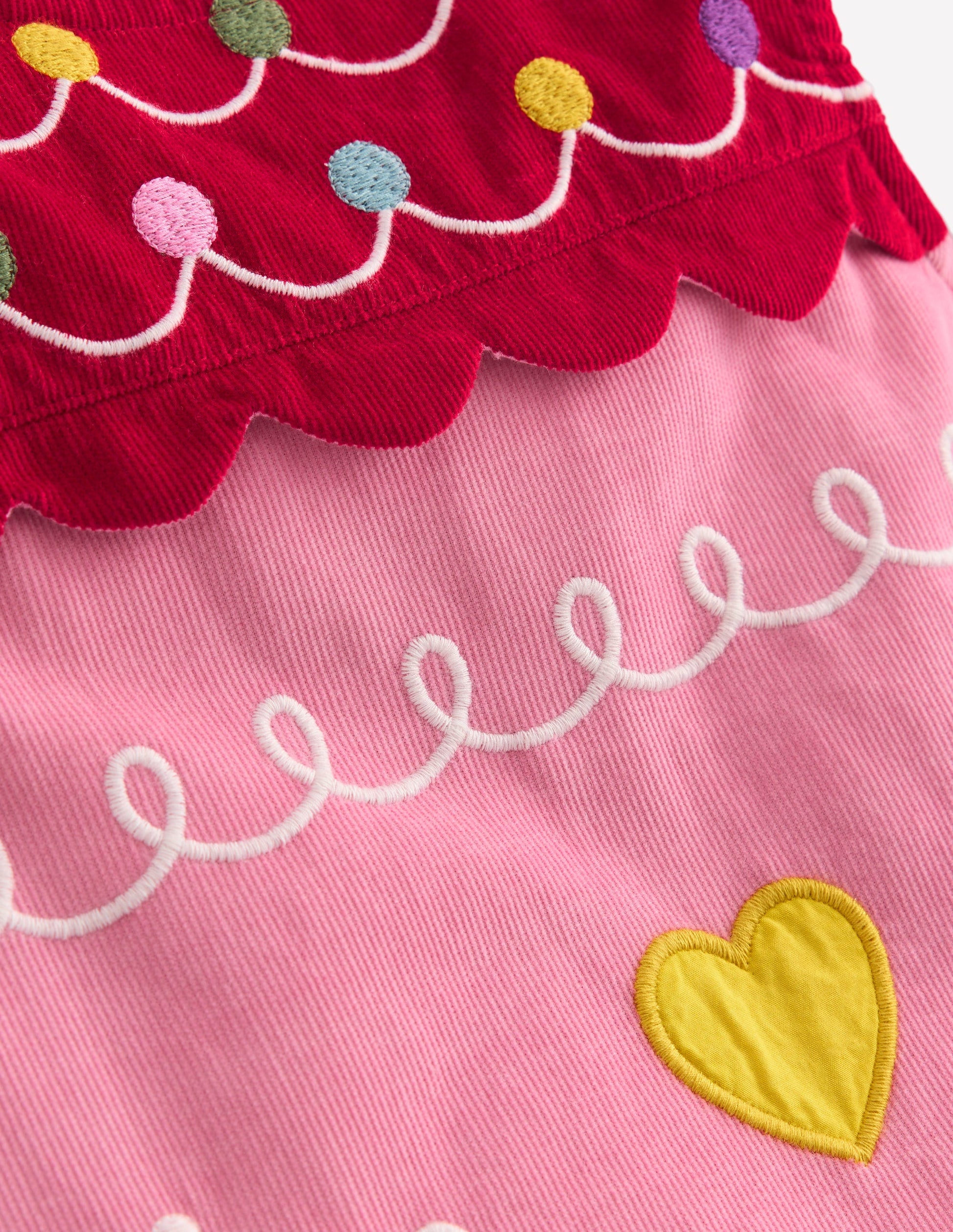 Novelty Cord Dress Set-Gingerbread House-3