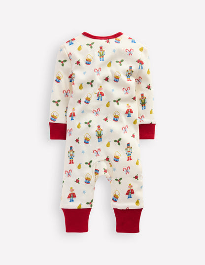 Single All-in-One Romper-Ivory Festive-2