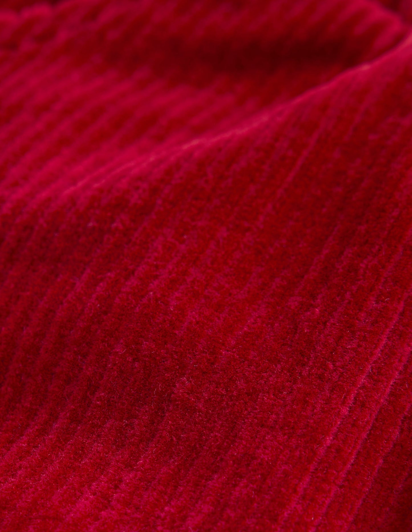 Jersey Cord Pants-Carmine Red