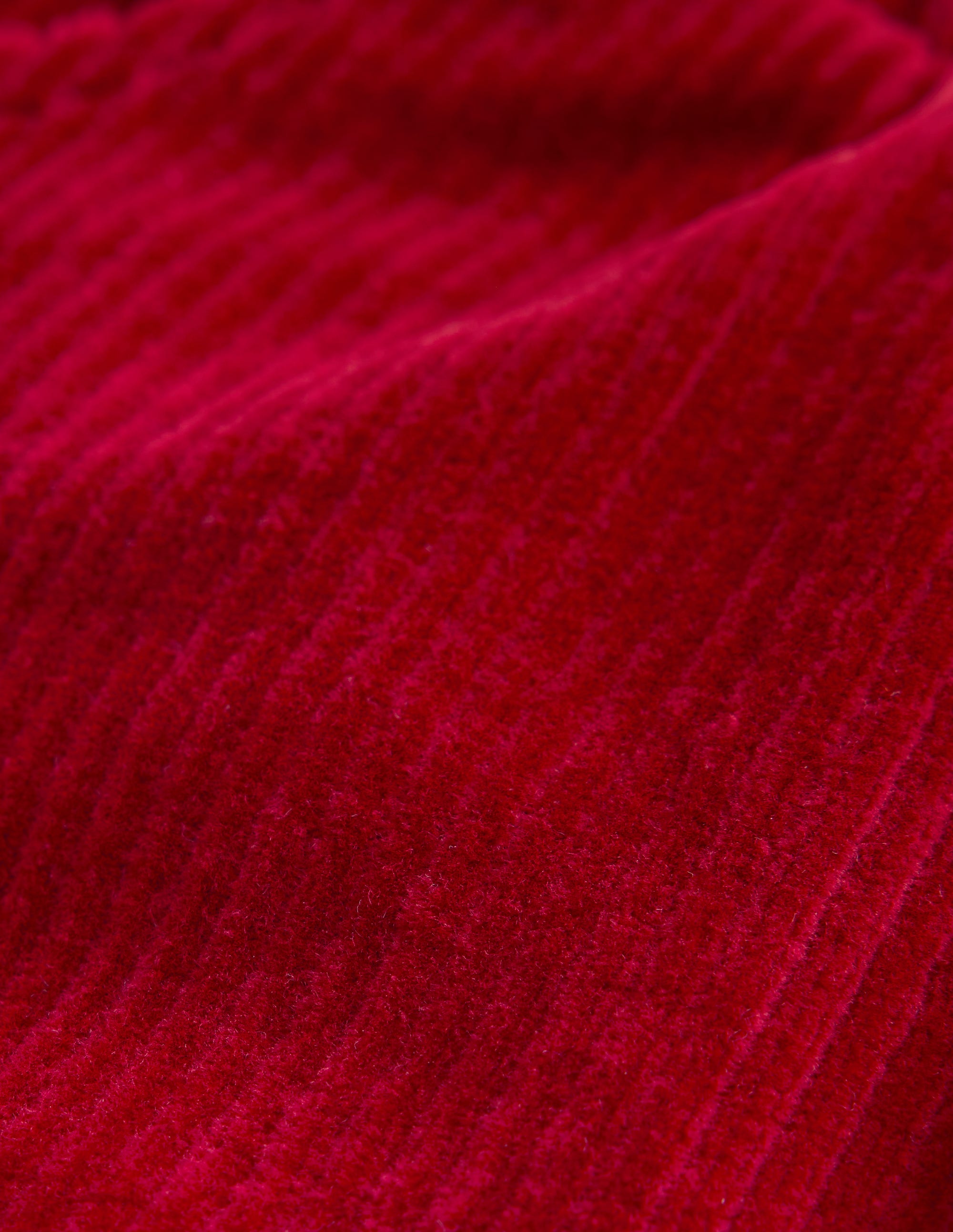 Jersey Cord Pants-Carmine Red - Image 3