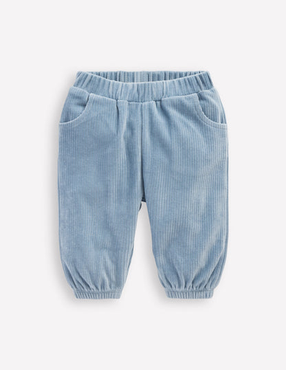 Jersey Cord Pants-French Blue-1