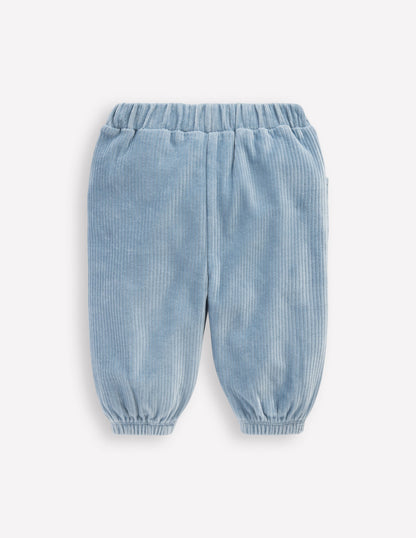 Jersey Cord Pants-French Blue-2