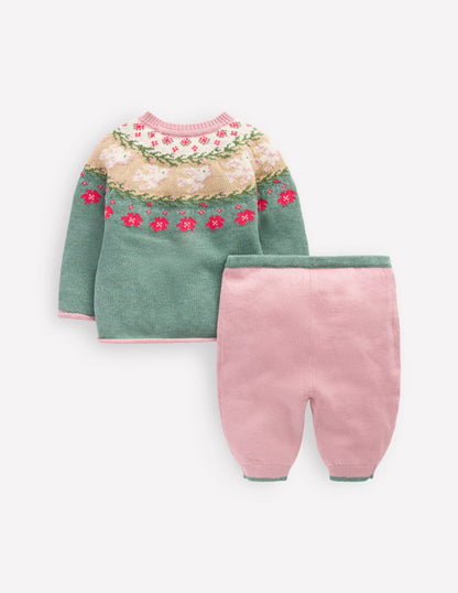 Knitted Play Set-Csarite Green Dove-2