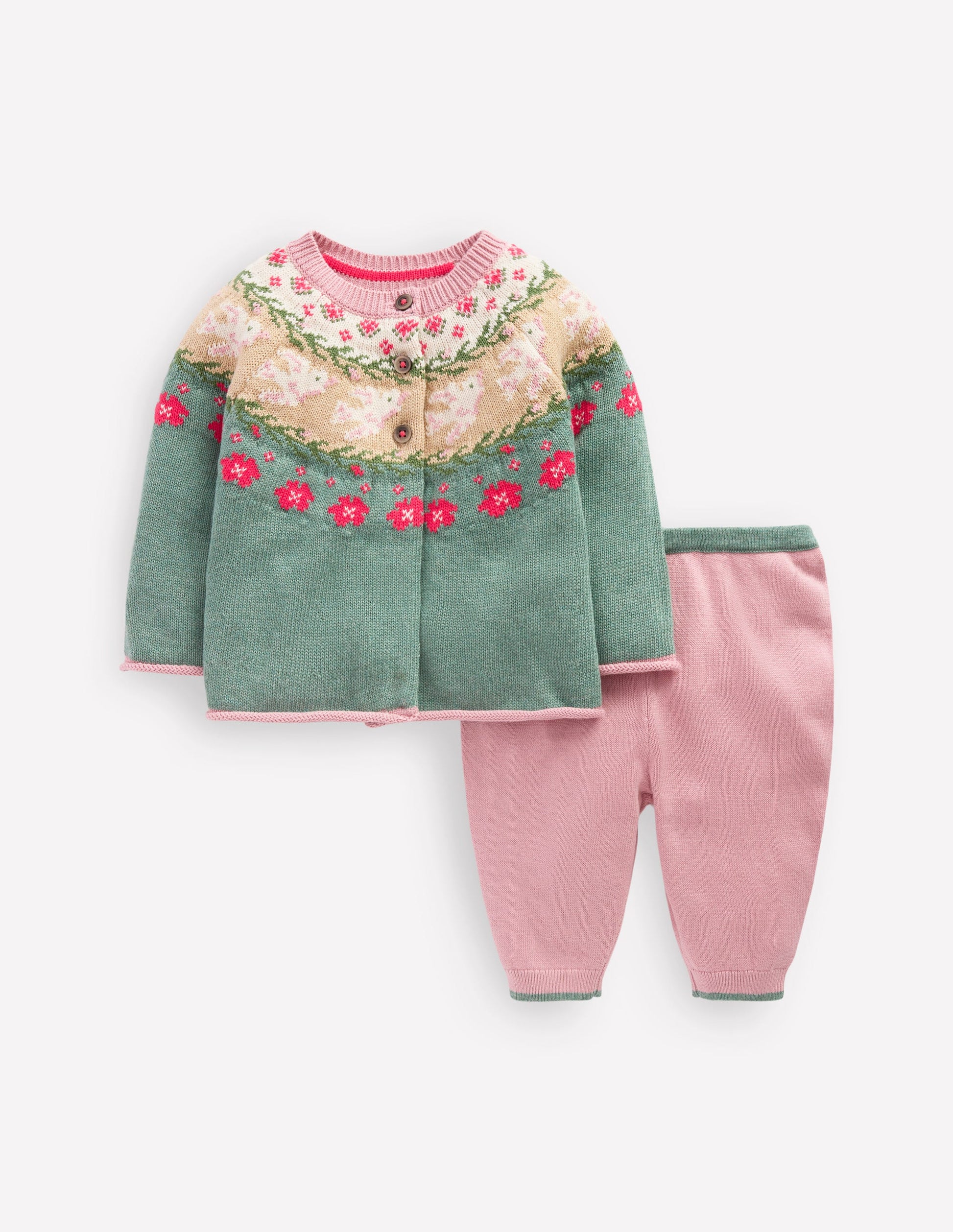 Knitted Play Set-Csarite Green Dove-1