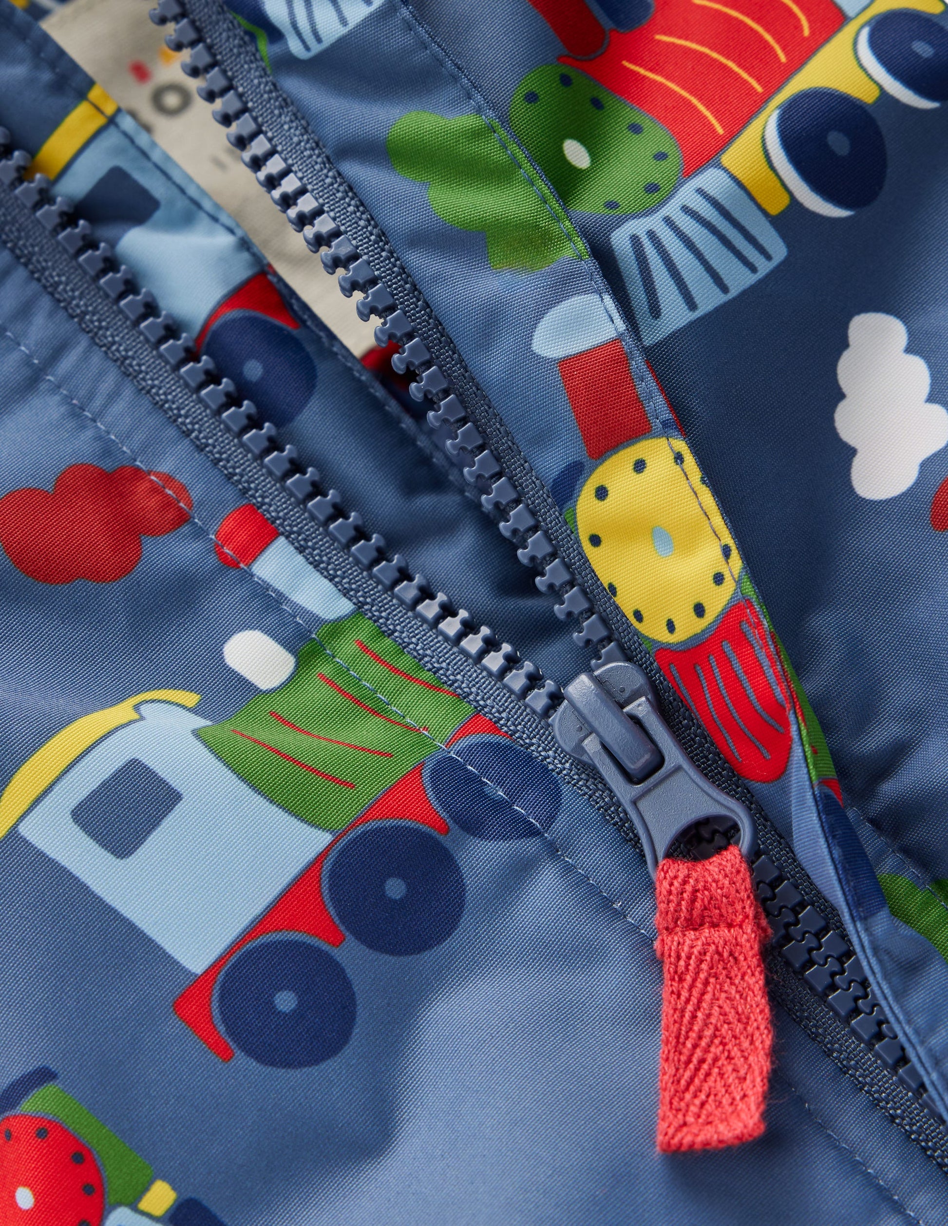 Boys Snowsuit-Blue Trains-3