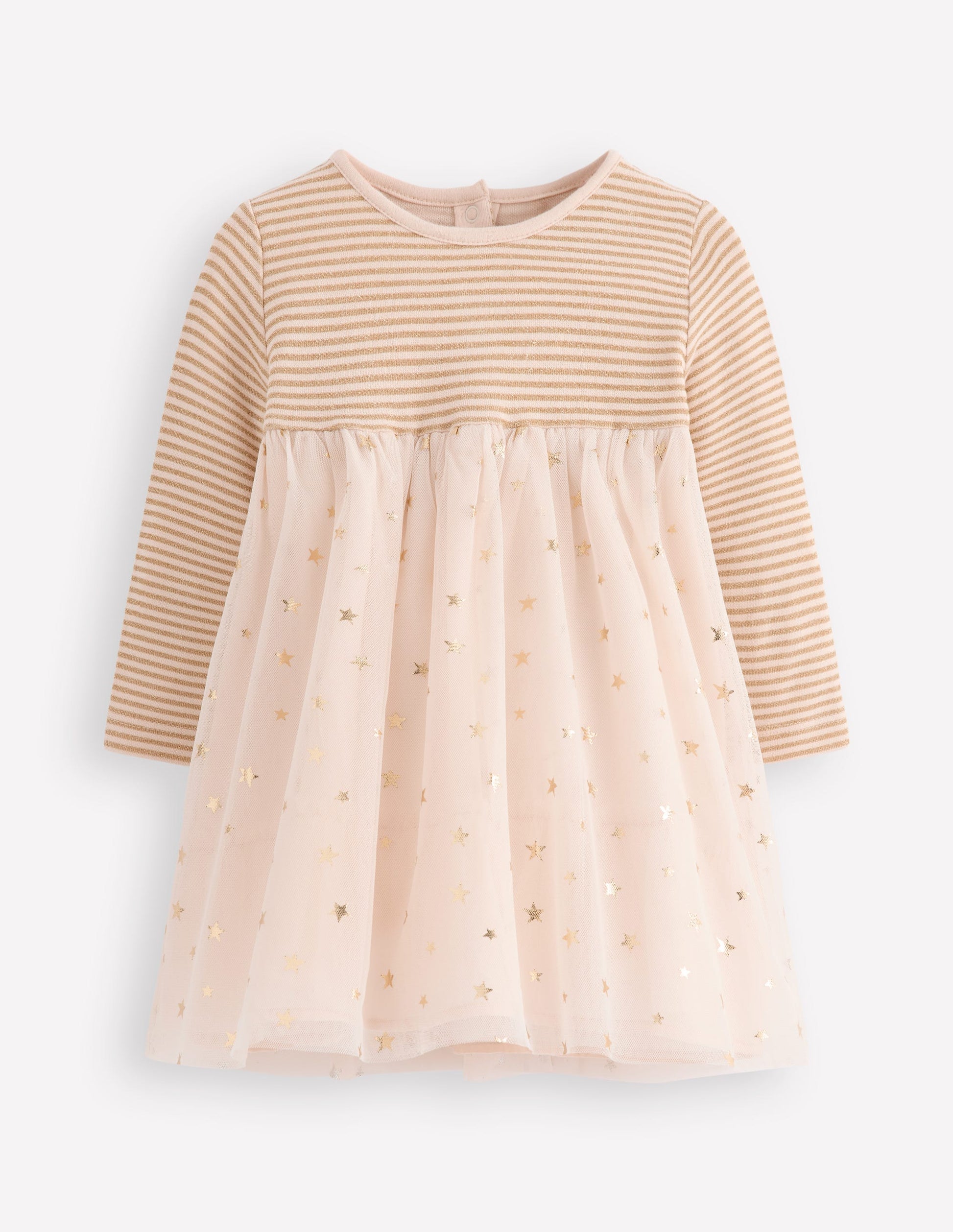 Jersey Tulle Dress-Soft Ivory/Gold Confetti | Boden USA Jersey Tulle Dress-Soft Ivory/Gold Confetti | Boden USA