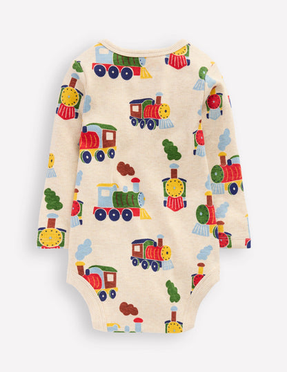 3-pack Ribbed Bodies-Oatmeal Marl Trains-2