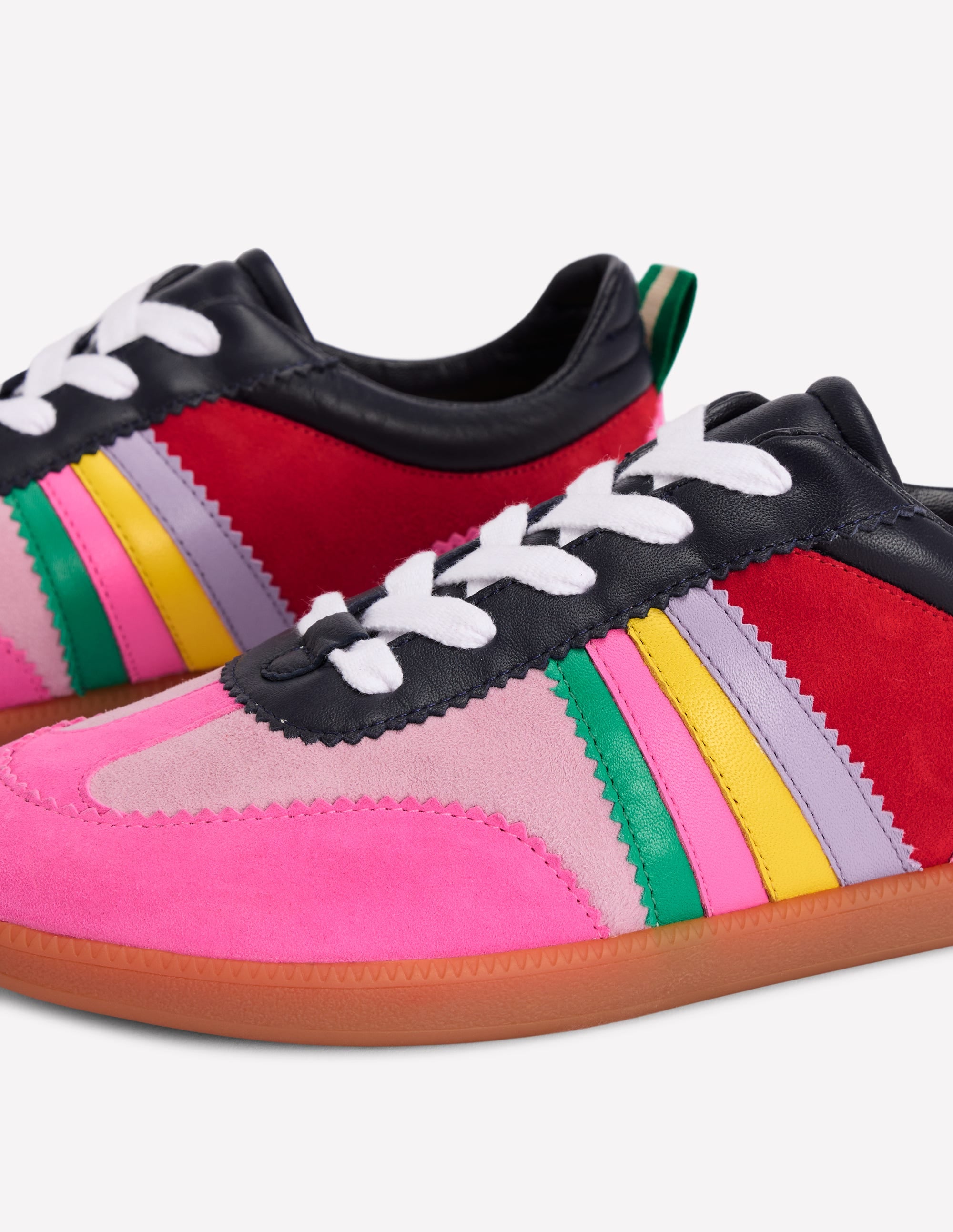 Erin Retro Tennis Trainers-Multicolour - Image 4