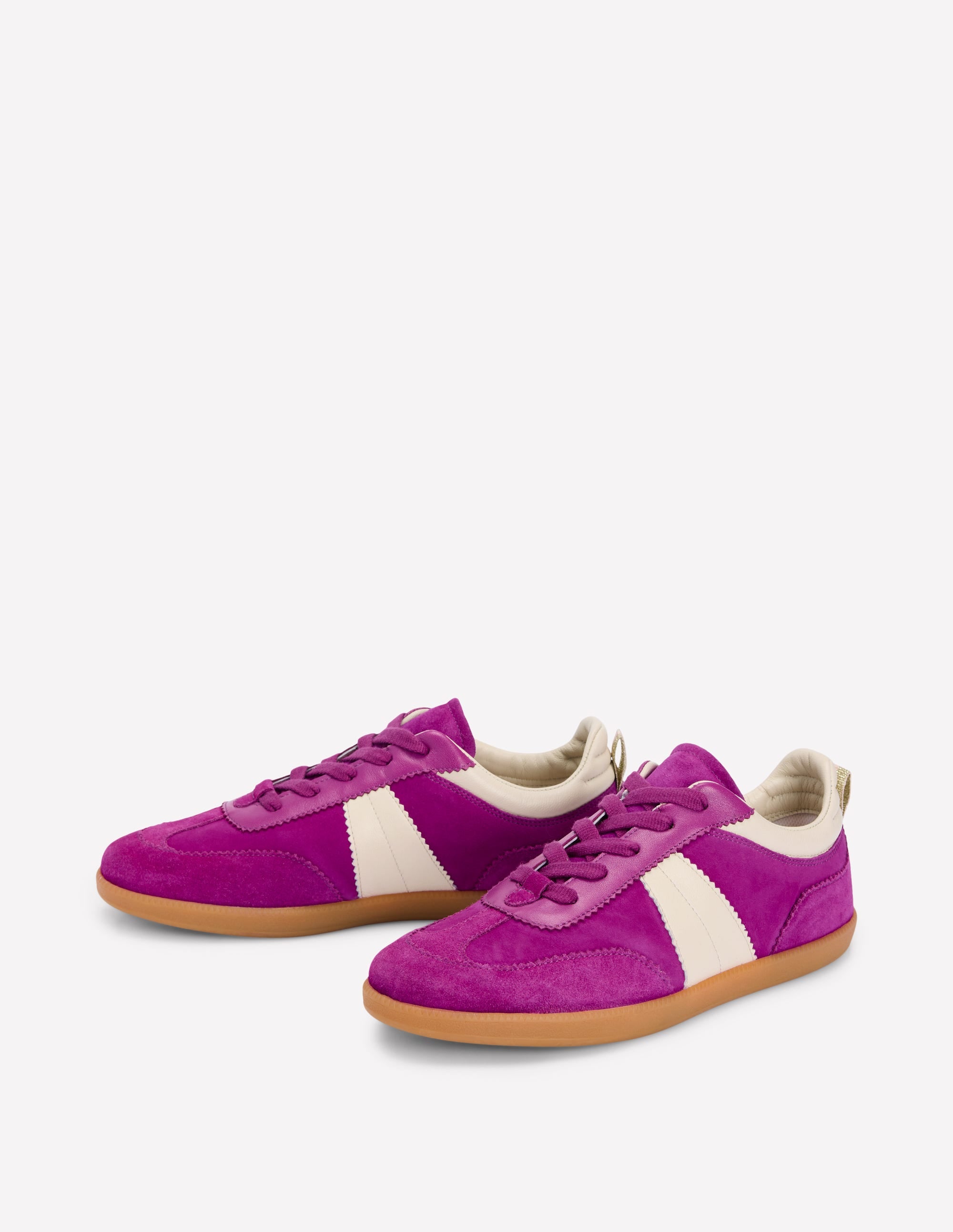 Erin Retro Tennis Trainers-Regal Purple - Image 3