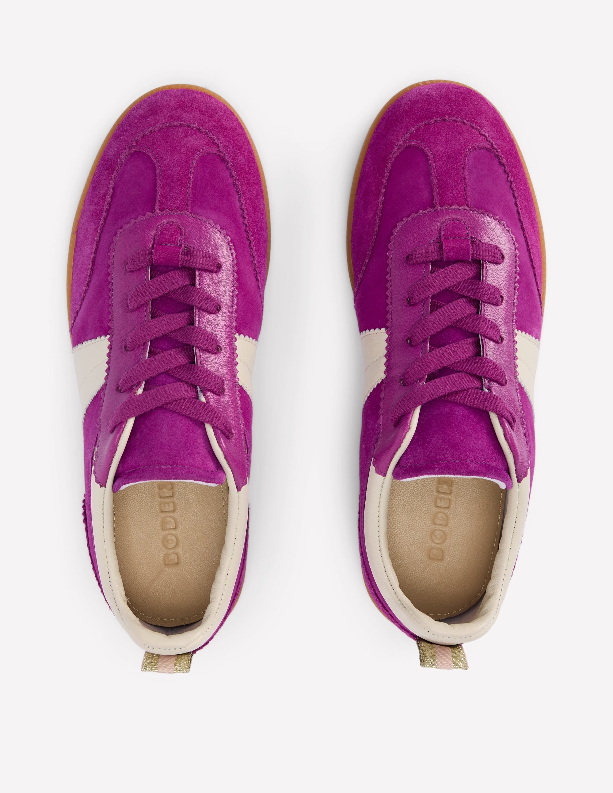 Erin Retro Tennis Trainers-Regal Purple - Image 5