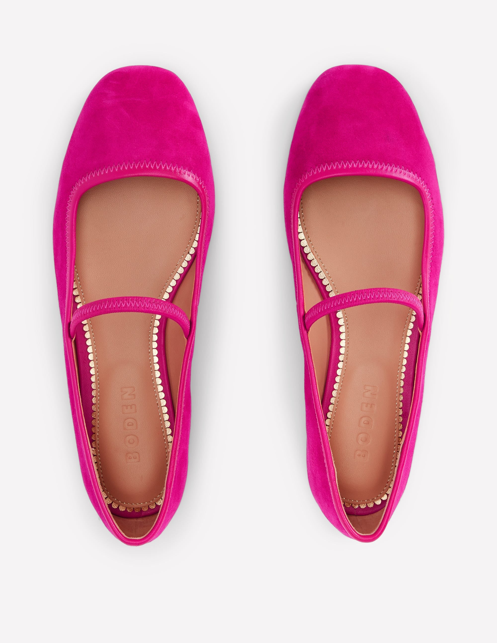 Thea Mary Jane Ballet Flats-Pink Peony - Image 5