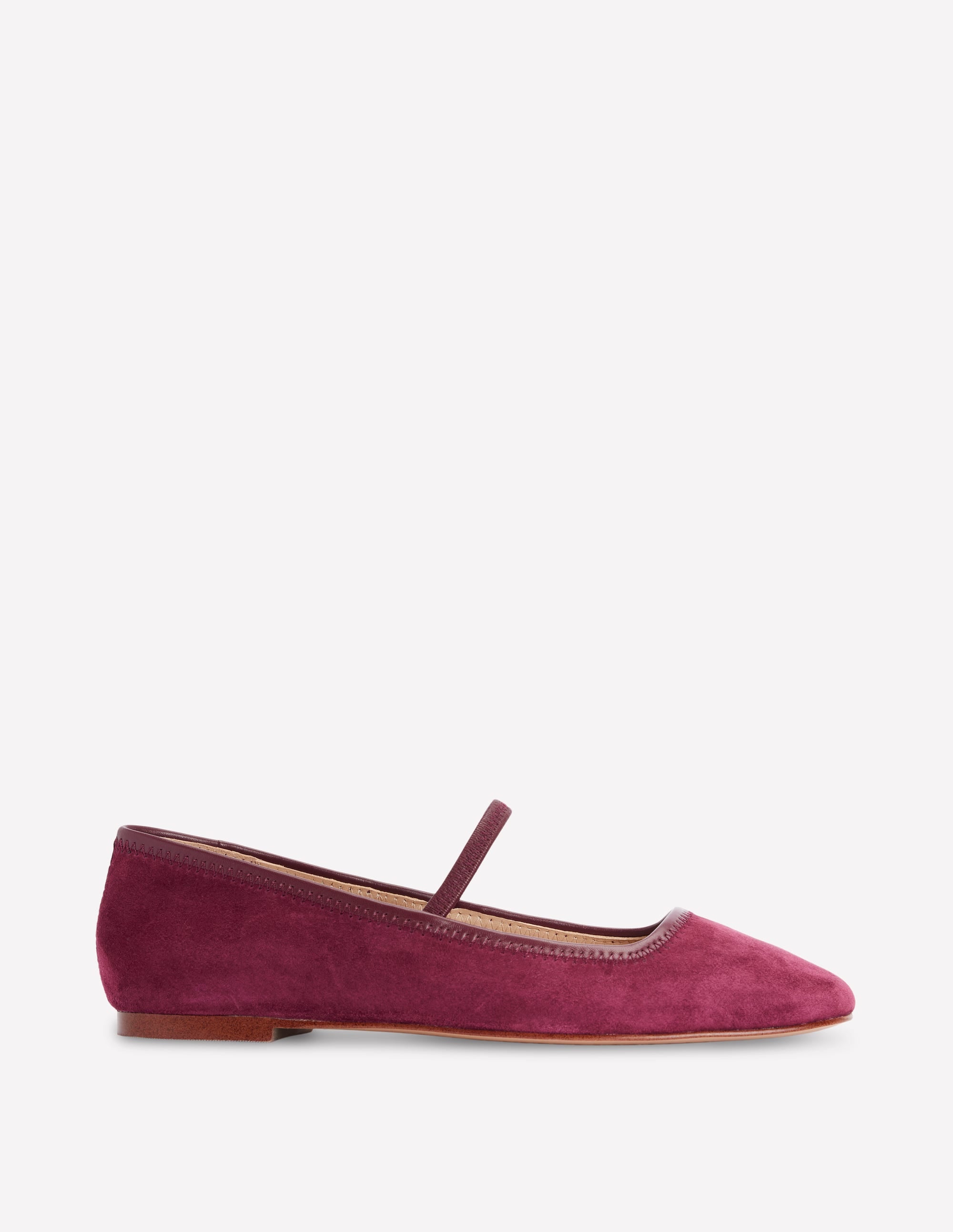 Thea Mary Jane Ballet Flats-Oxblood - Image 1