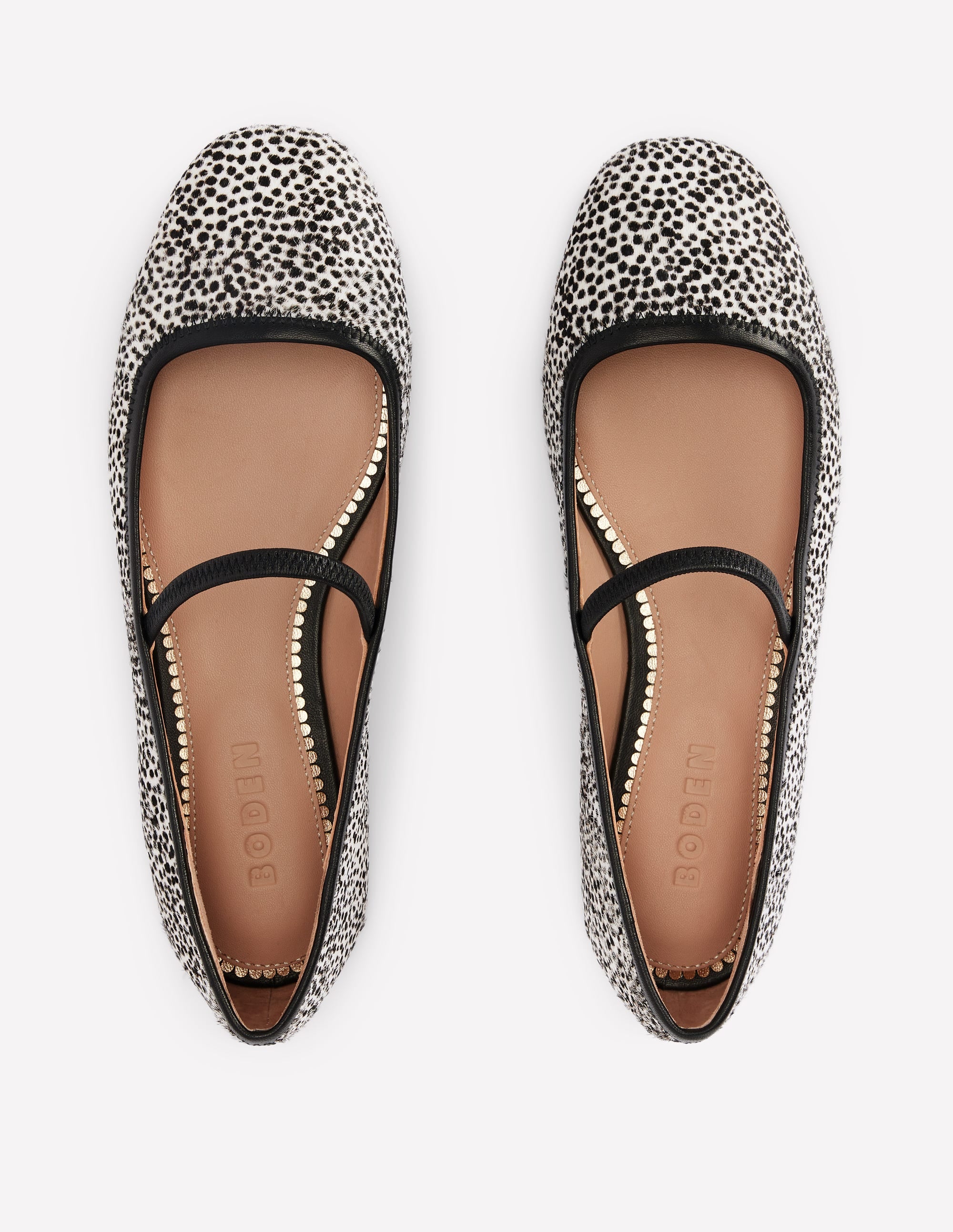 Thea Mary Jane Ballet Flats-Dalmation Pony - Image 5