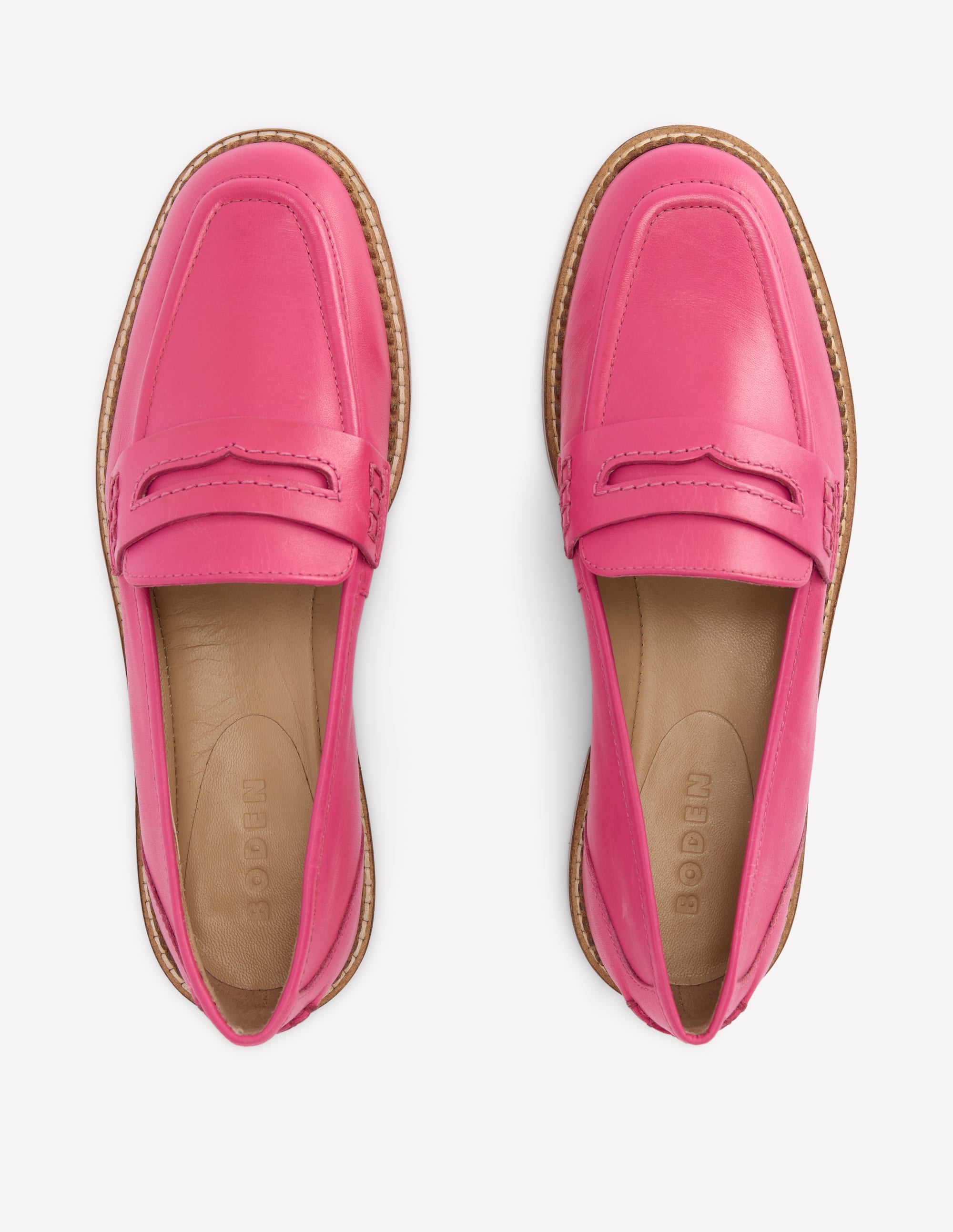 Nya Penny Loafers-Pink | Boden USA
