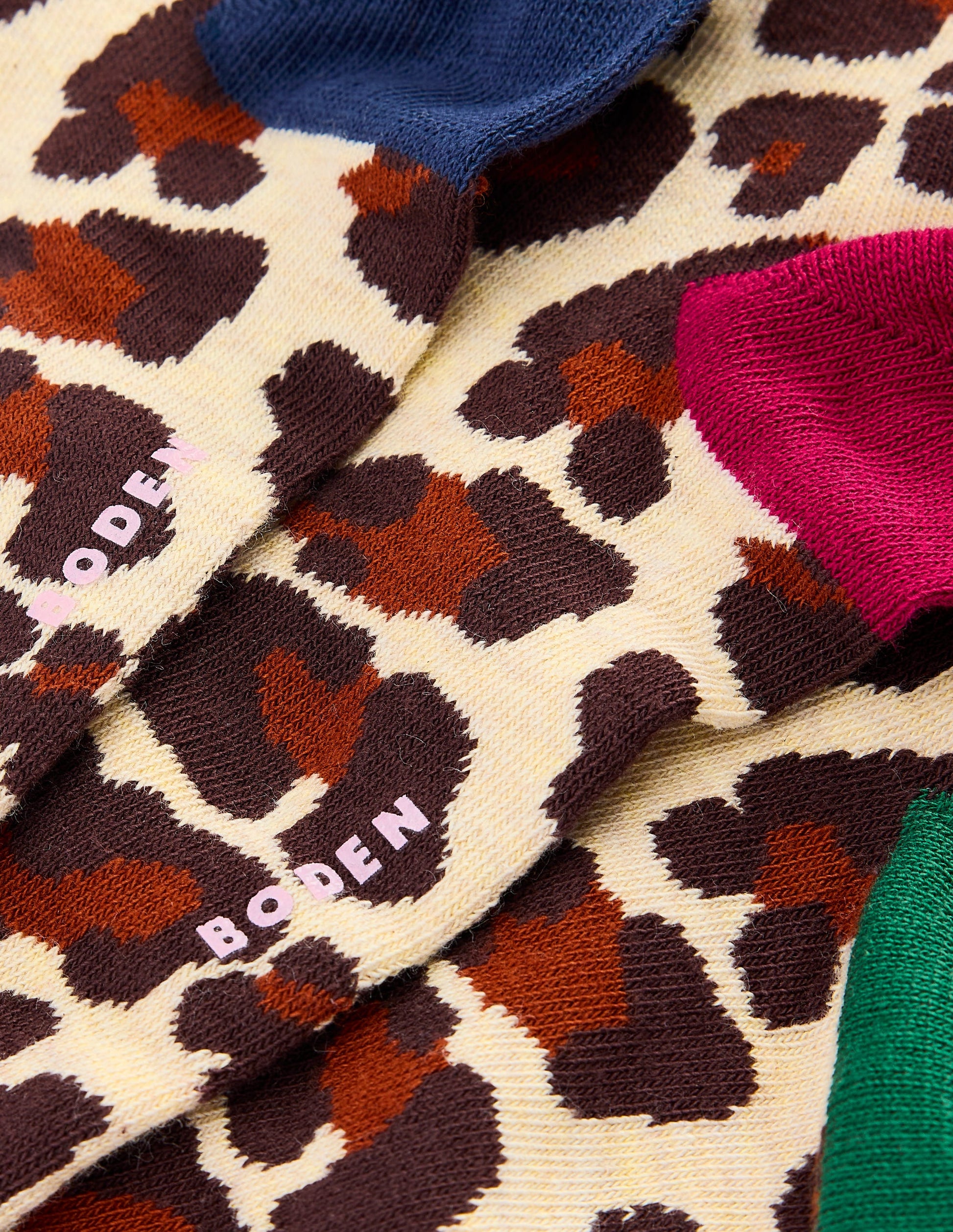 3 Pack Novelty Socks-Leopard-2