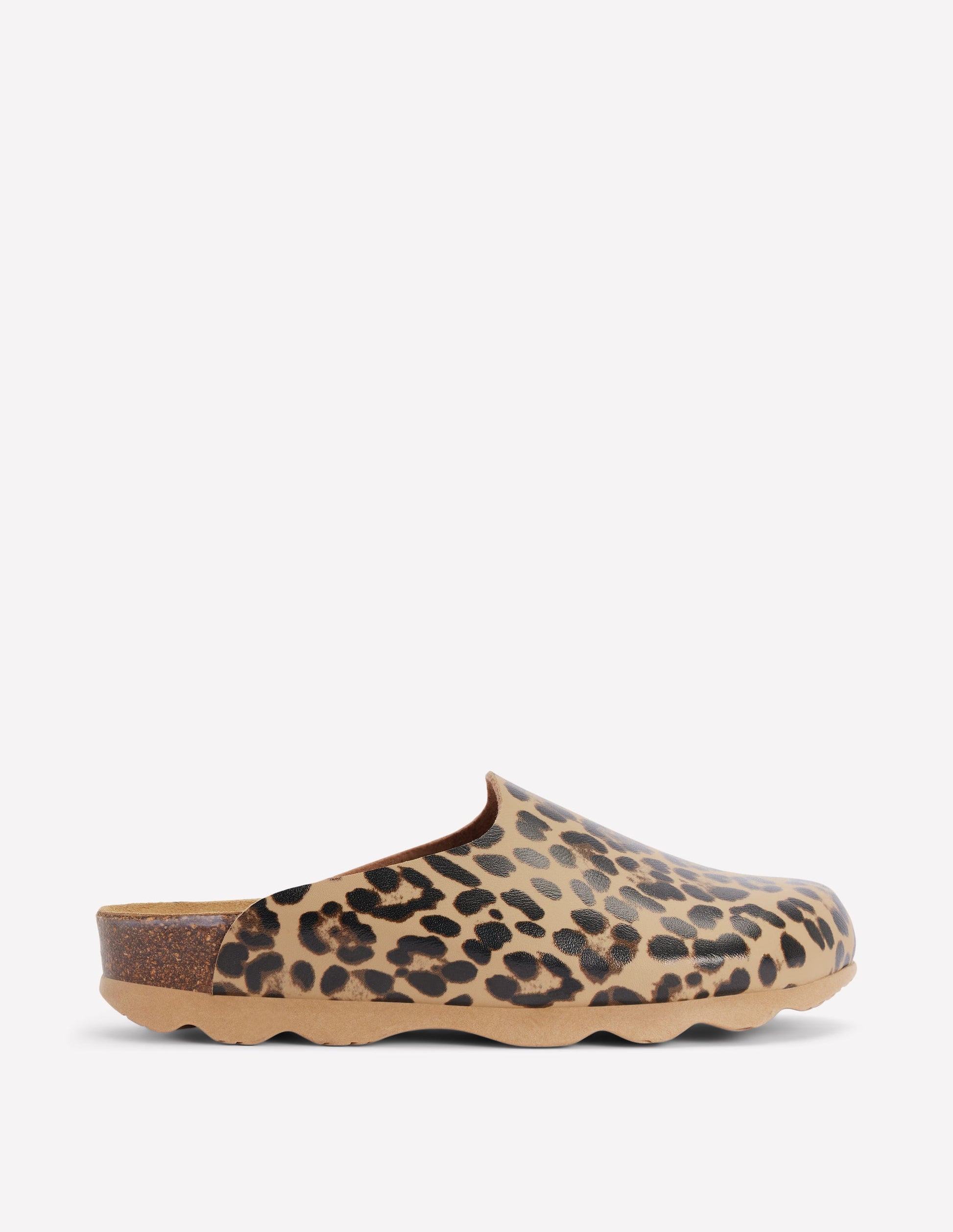 Lyla Colour Block Clogs-Leopard-1