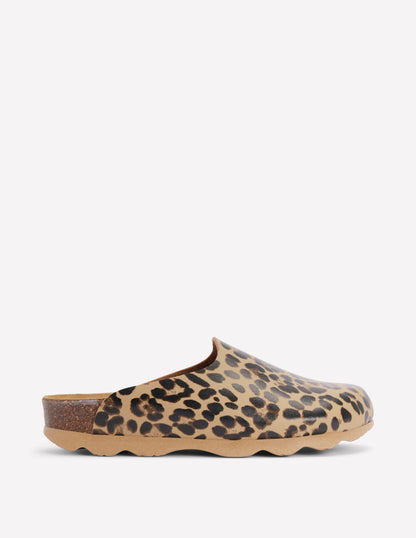 Lyla Colour Block Clogs-Leopard-1