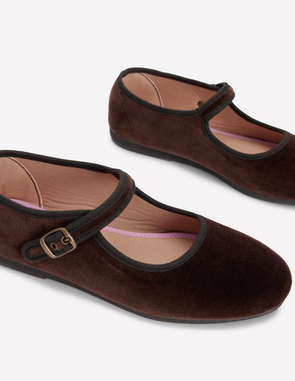 Flexi Mary Jane-Chocolate Velvet-5