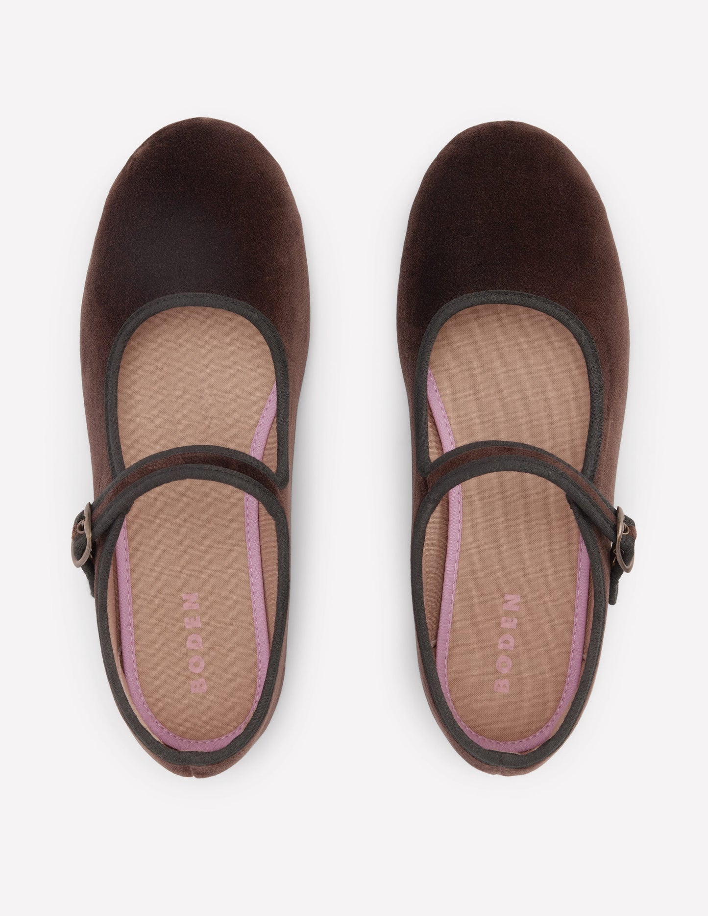 Flexi Mary Jane-Chocolate Velvet