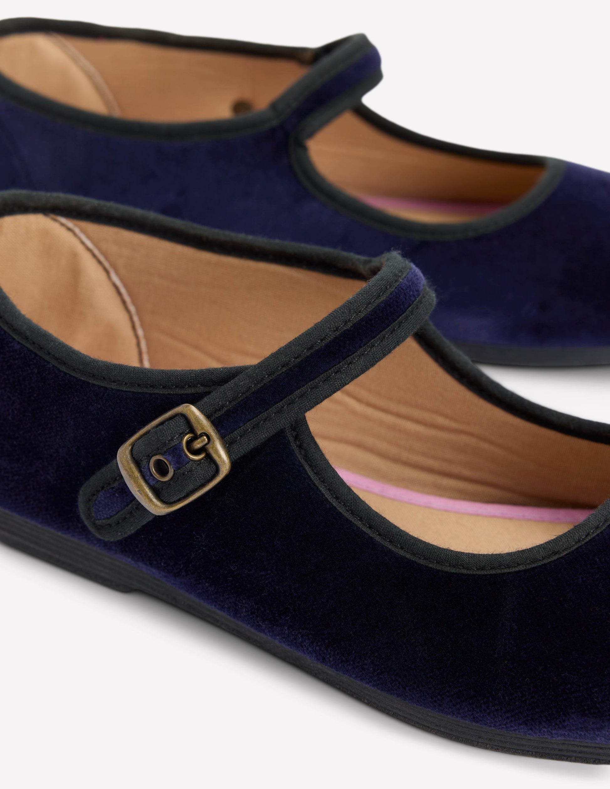 Flexi Mary Jane-Navy Velvet-4