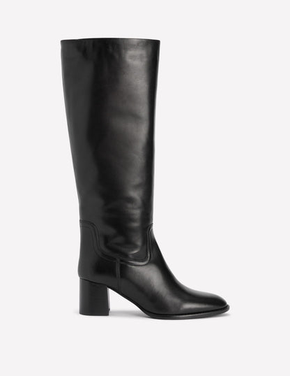 Skye Smart Knee Boots-Black-1