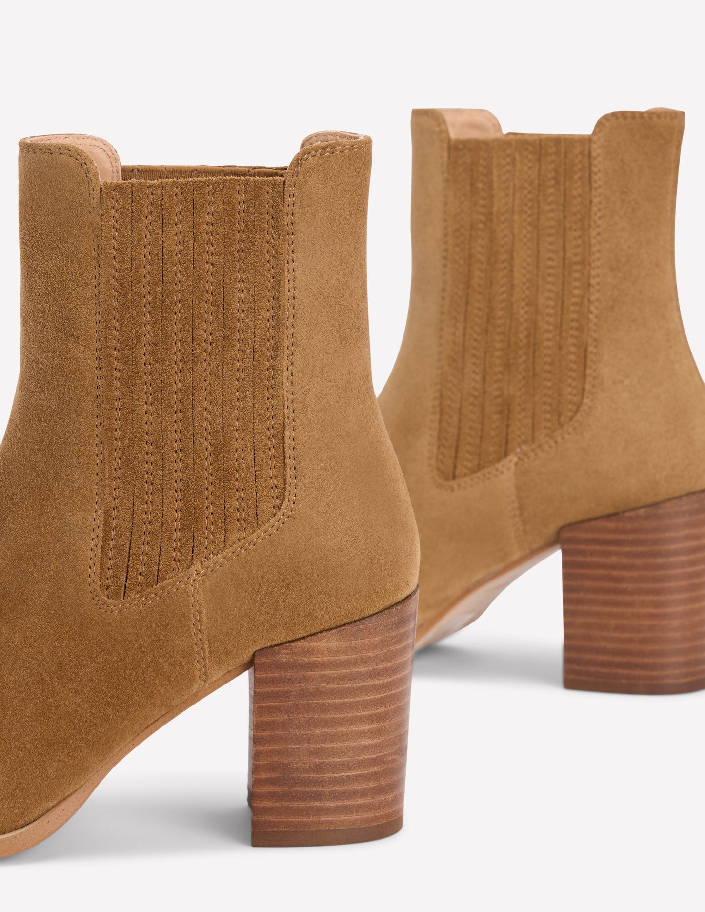 Point Casual Ankle Boots-Tobacco