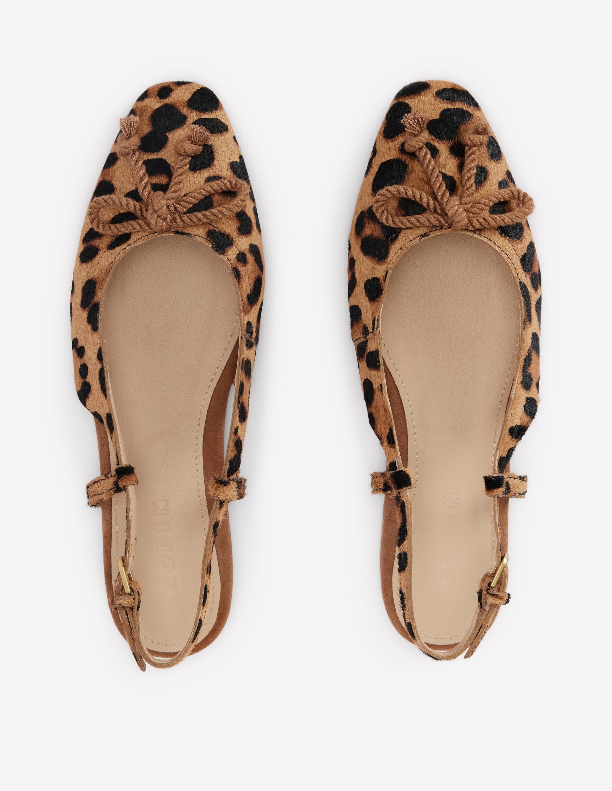 Easy Slingback Flats-Classic Leopard-5