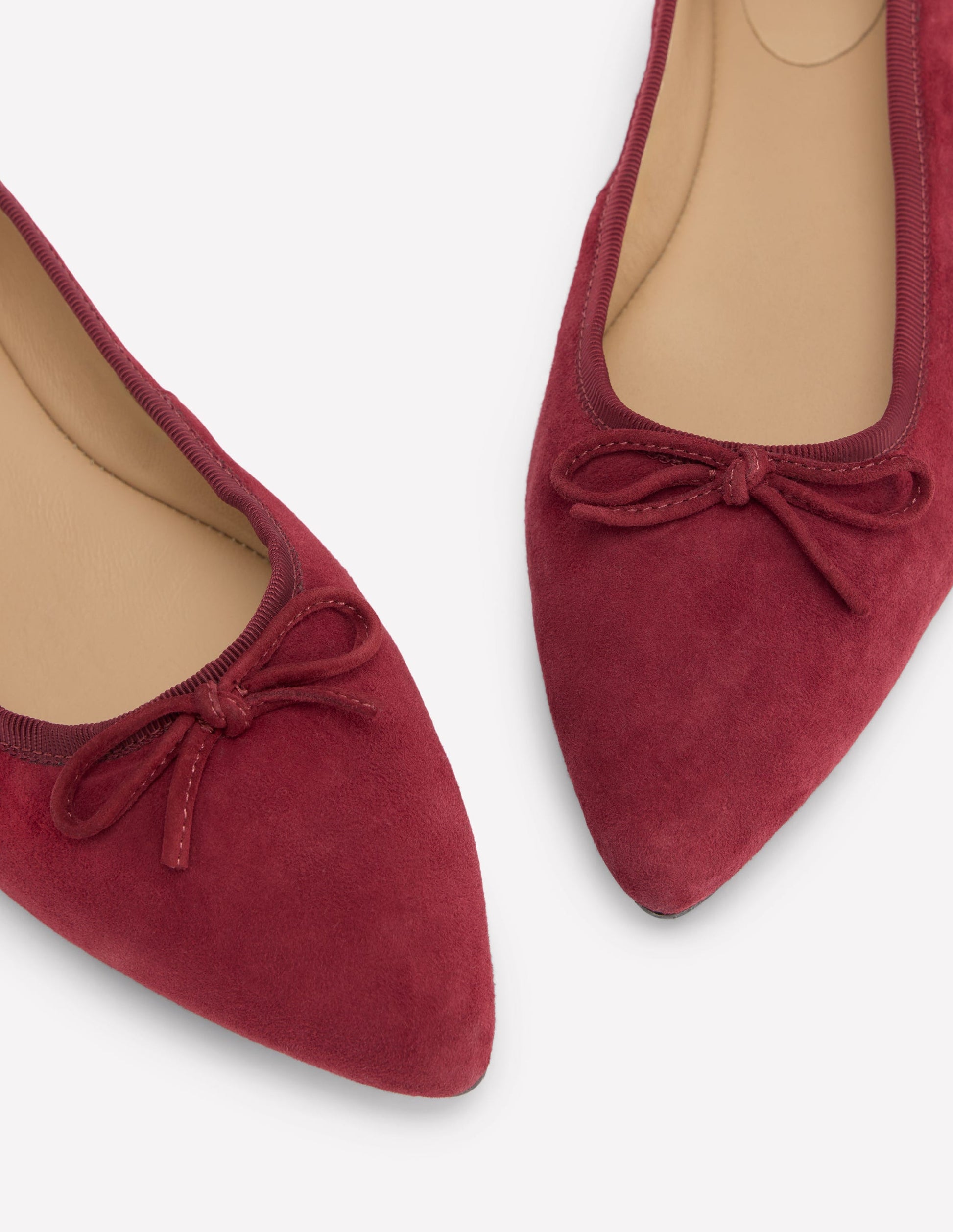Point Flexi Sole Flats-Oxblood-4