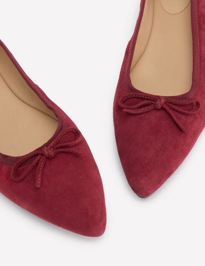Point Flexi Sole Flats-Oxblood-4